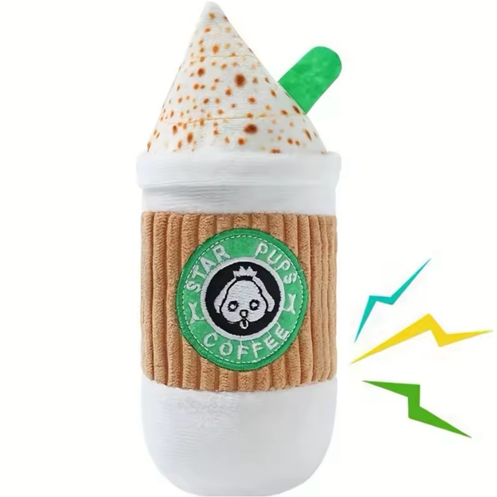 BNWT Parody Starpups Puppachino Dog Toy